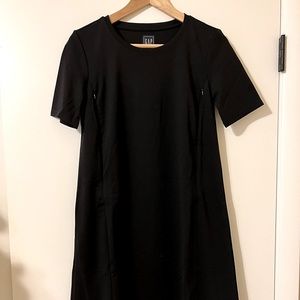 Gap double zipper, a-line maternity nursing dress, Sz. XS, NWT